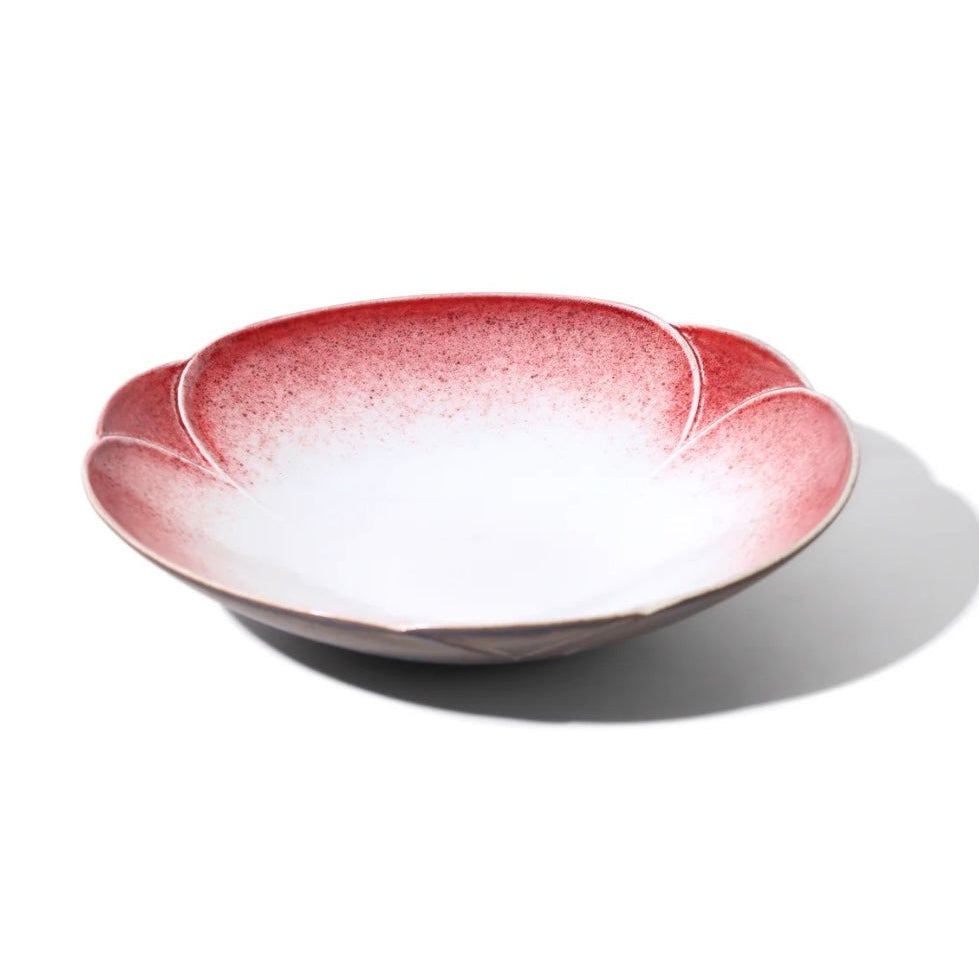 Crimson Petal Deep Plate