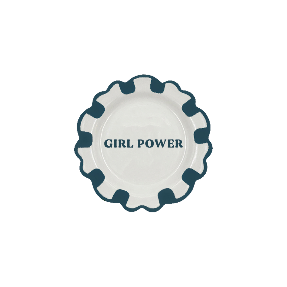 Girl Power Dessert Plate
