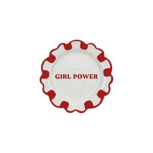 Girl Power Dessert Plate