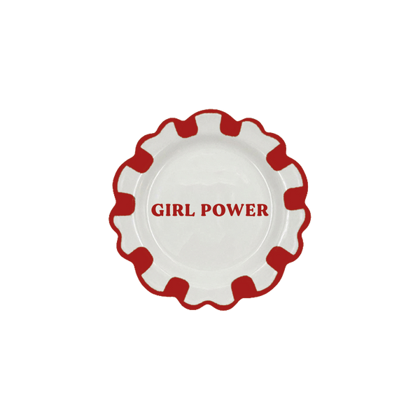 Girl Power Dessert Plate