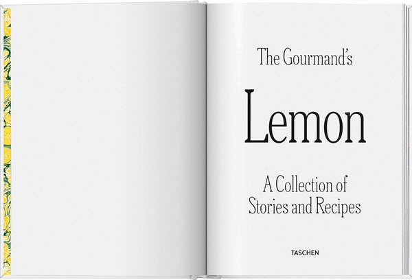 The Gourmand's Lemon Coffee Table Book