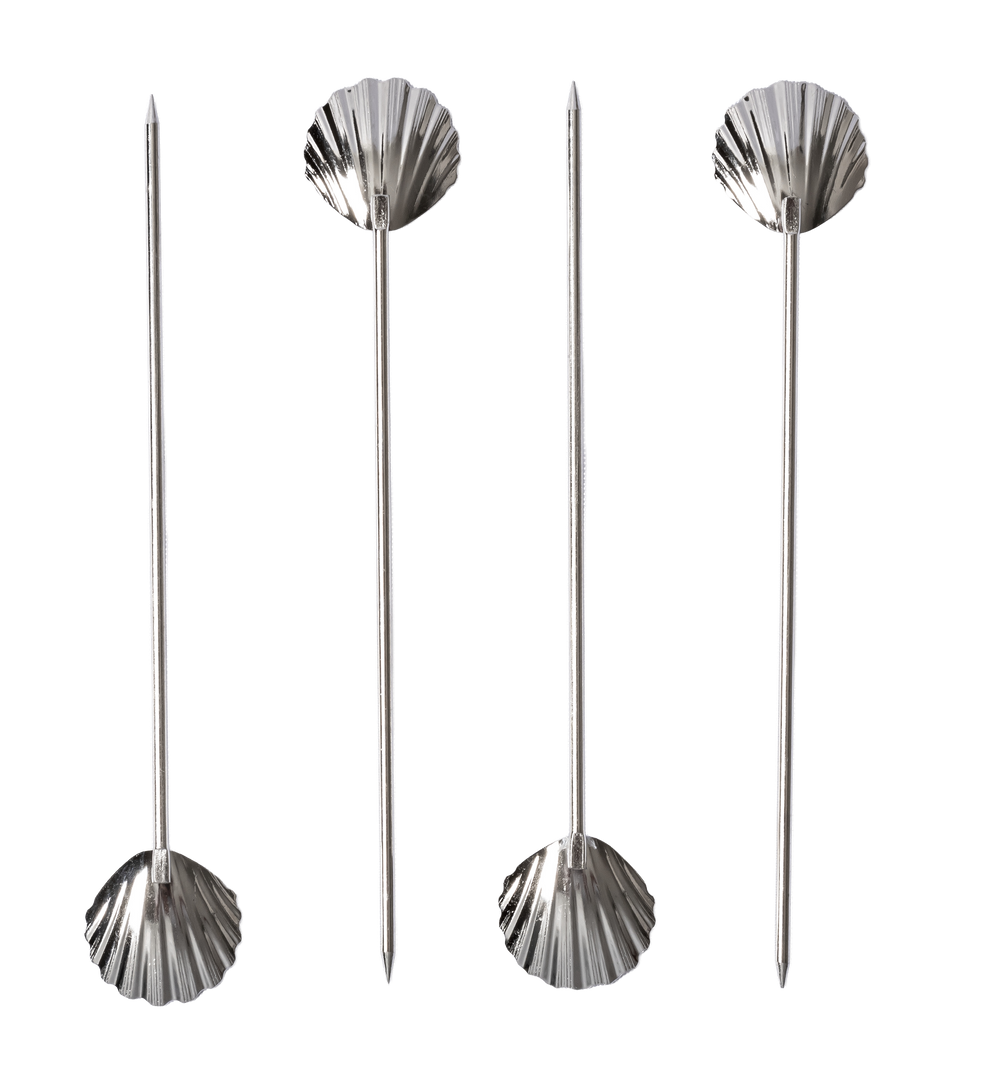 Shell Cocktail Picks Set of 4