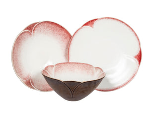 Crimson Petal Deep Plate