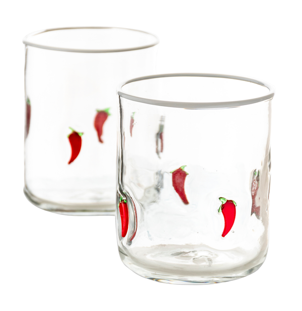 Chili Lowball Glass