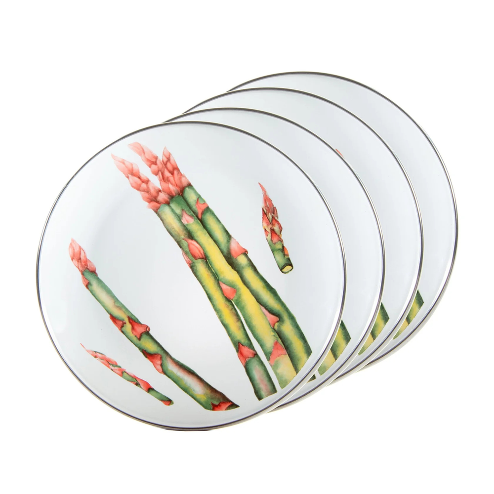 Asparagus Sandwich Plates Set of 4