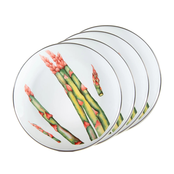 Asparagus Sandwich Plates Set of 4