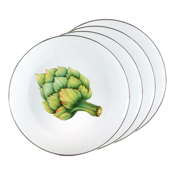 Artichoke Dinner Plates Set of 4