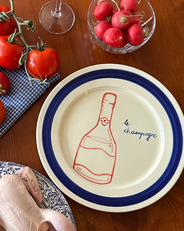 Handmade Bistro Plates Set of 4
