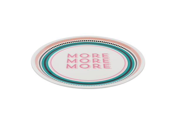More More More Pizza Plate