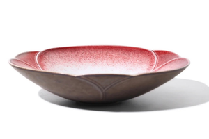 Crimson Petal Deep Plate