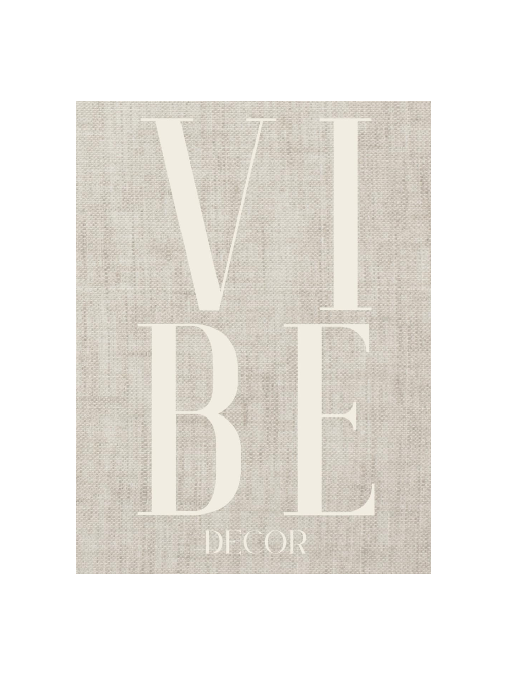 Vibe Decor Coffee Table Book