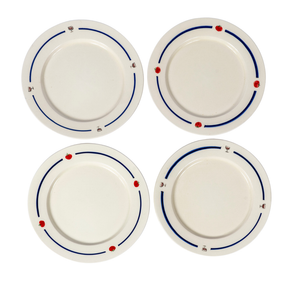 Handmade Porcelain Wine Plate Set of 2
