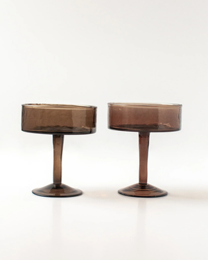 Hammered Coupe Cocktail Set of 2