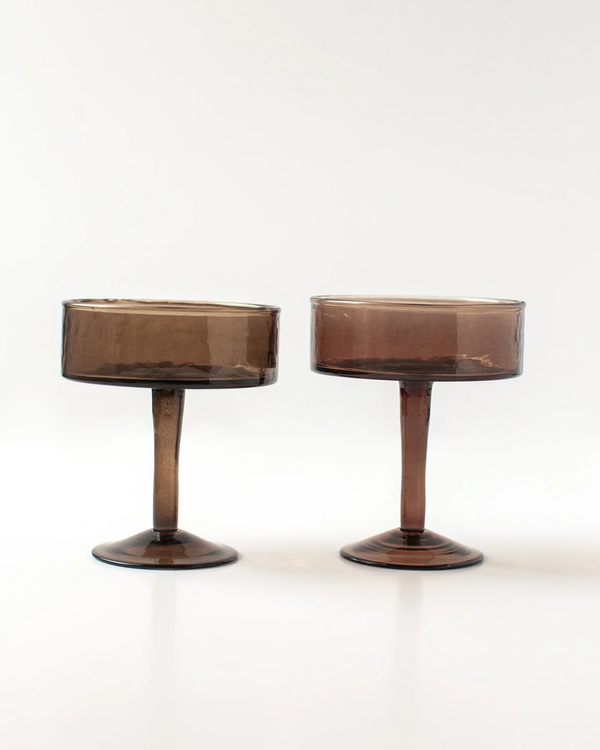 Hammered Coupe Cocktail Set of 2