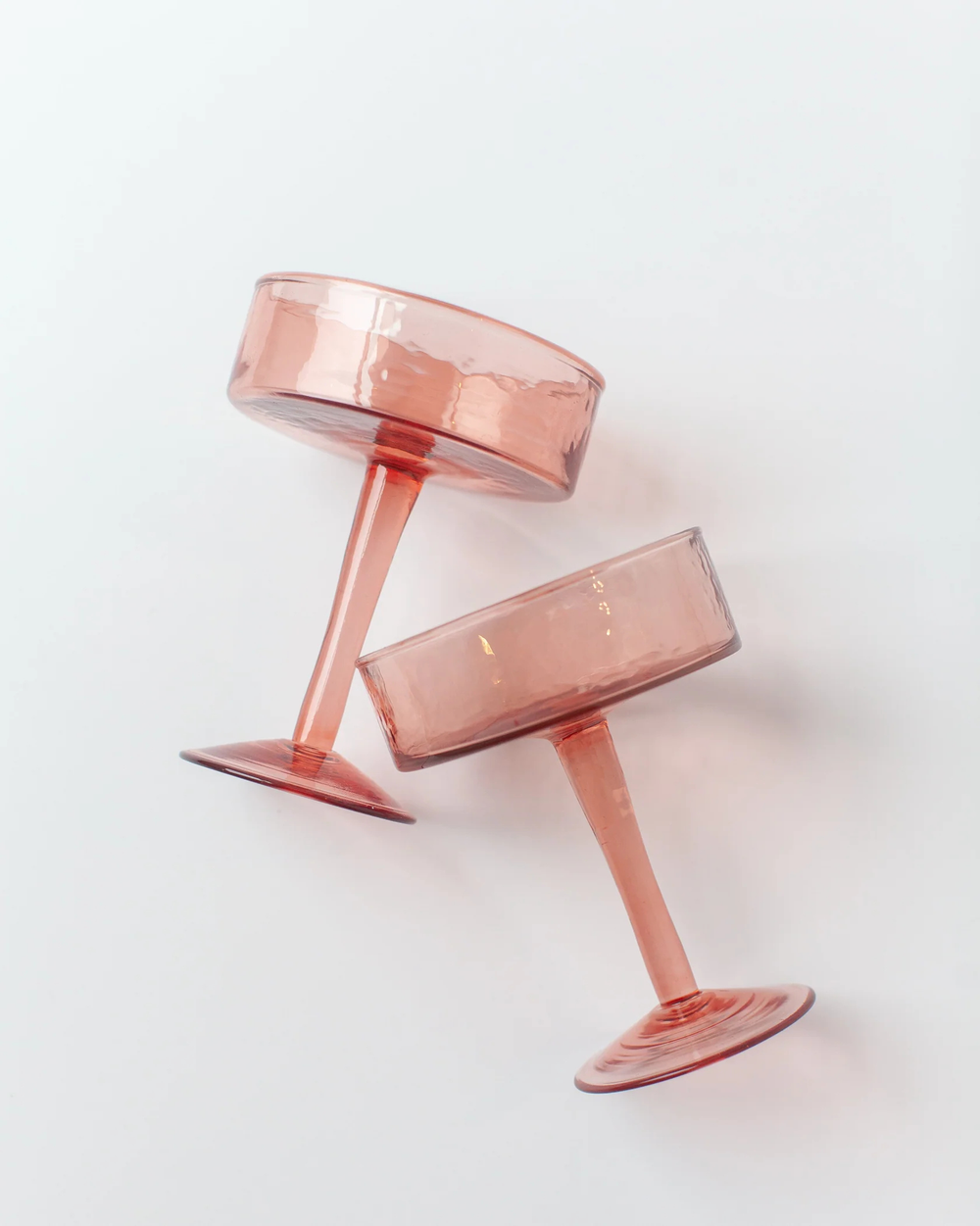 Hammered Coupe Cocktail Set of 2