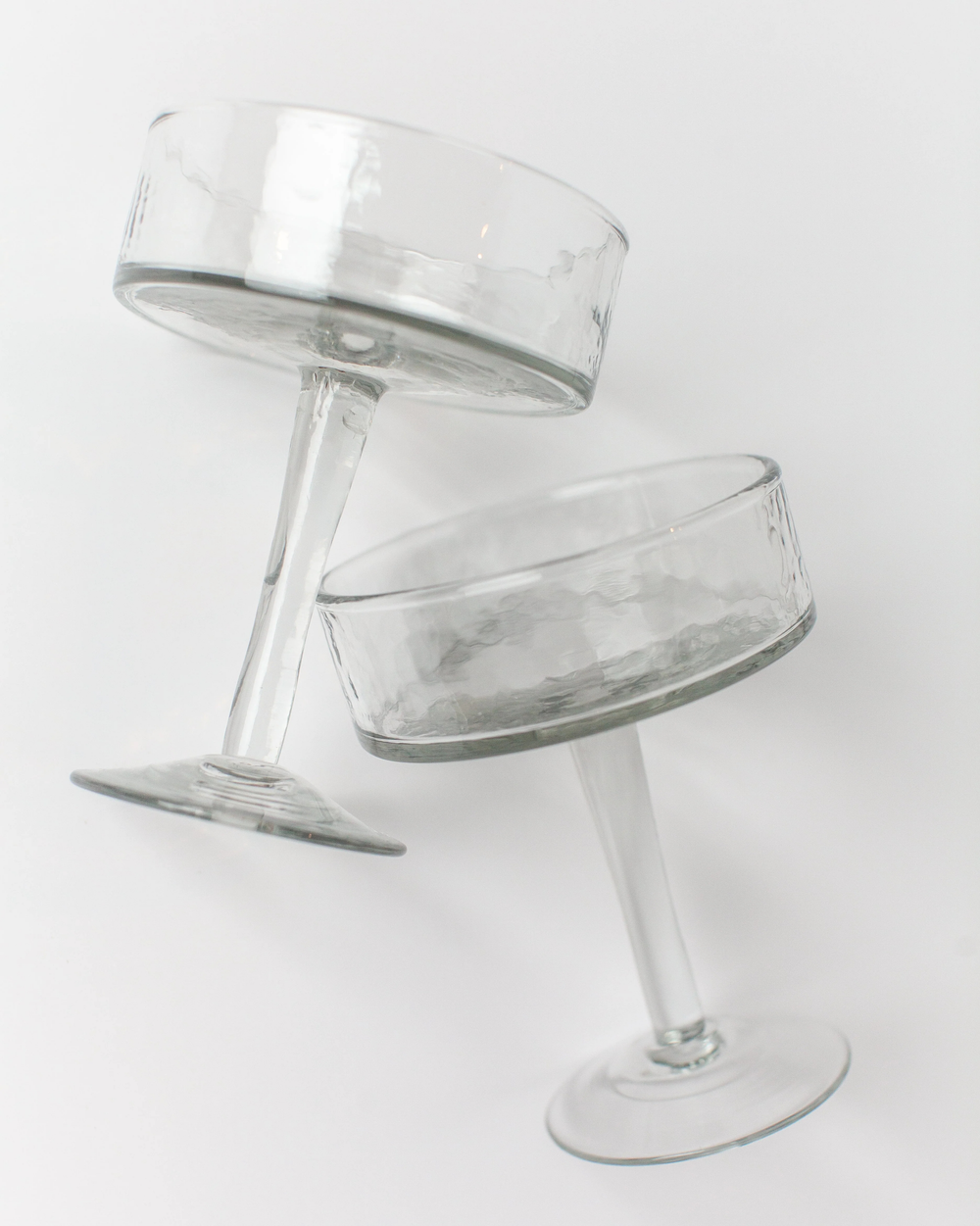 Hammered Coupe Cocktail Set of 2