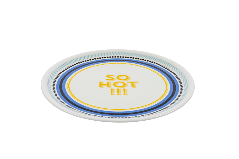 So Hot Pizza Plate