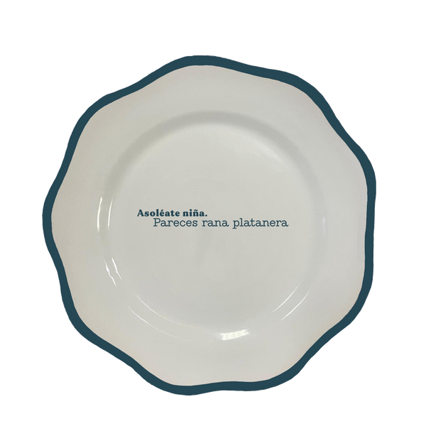 Asoléate Niña Dinner Plate