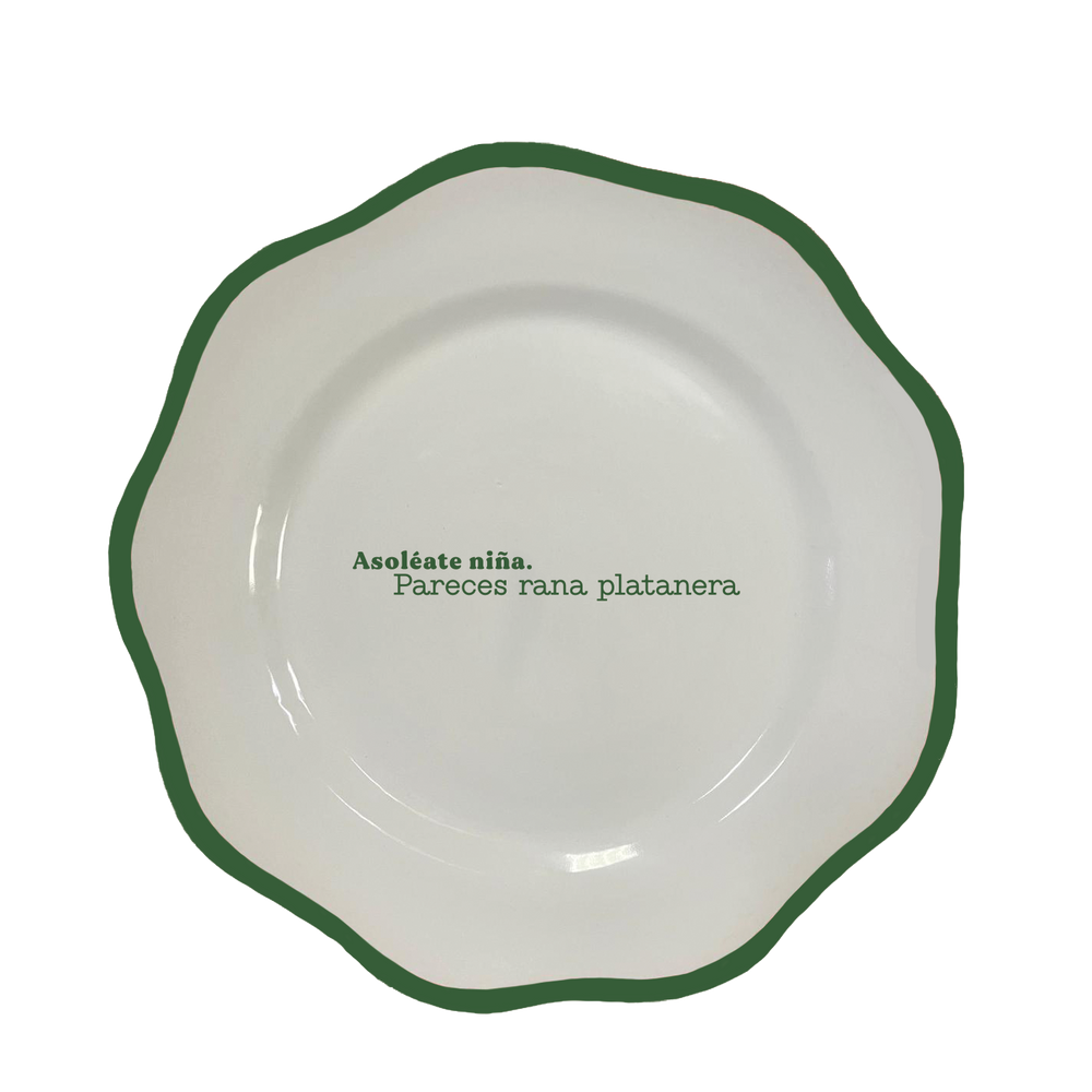 Asoléate Niña Dinner Plate