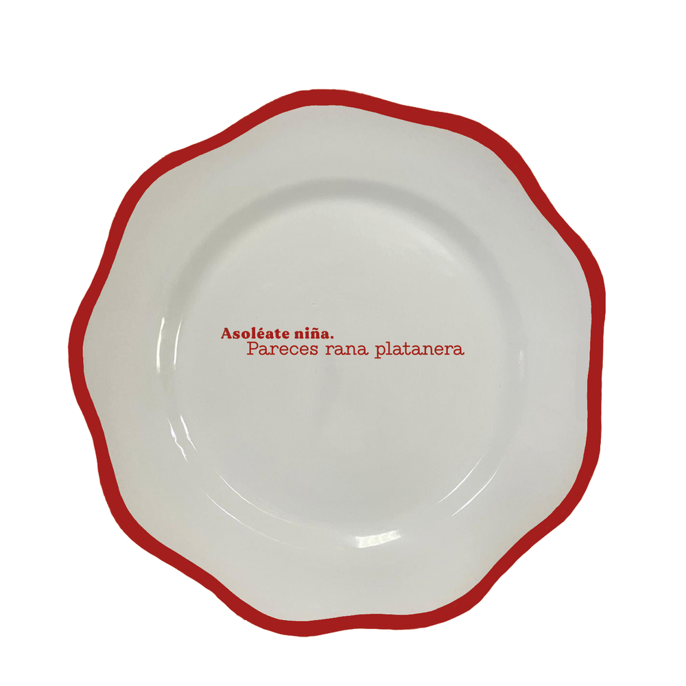 Asoléate Niña Dinner Plate