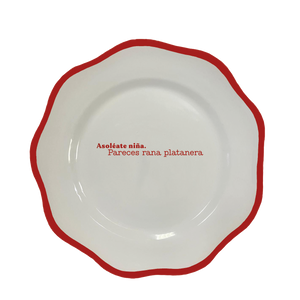 Asoléate Niña Dinner Plate