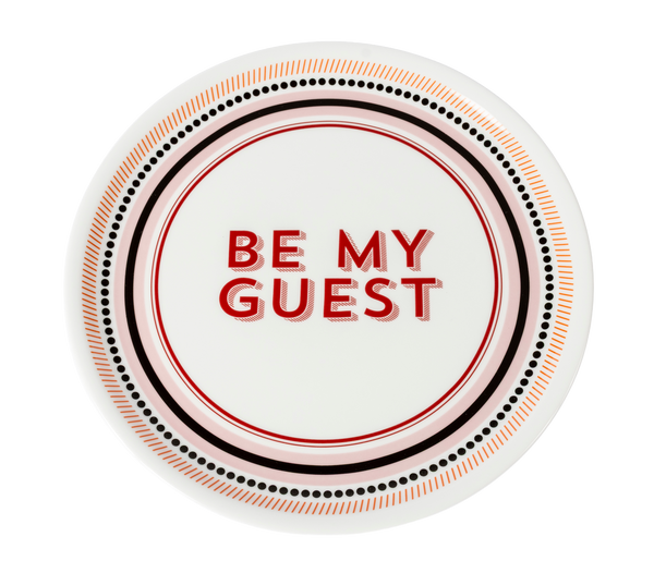Be My Guest Pizza Plate