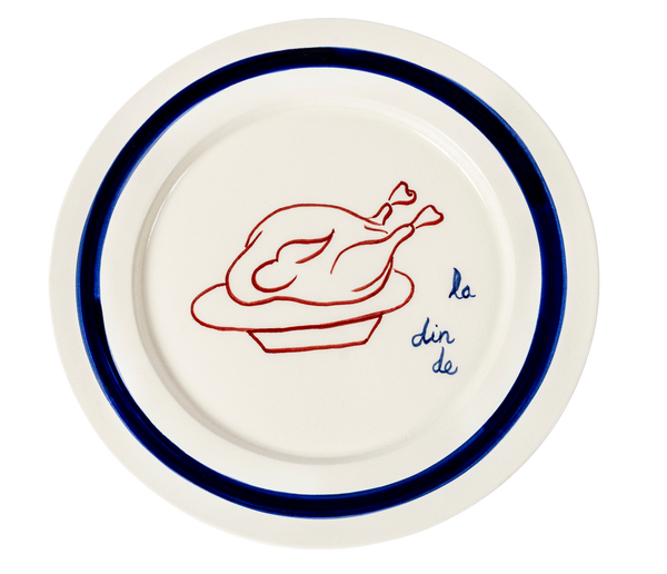 Handmade Bistro Plates Set of 4
