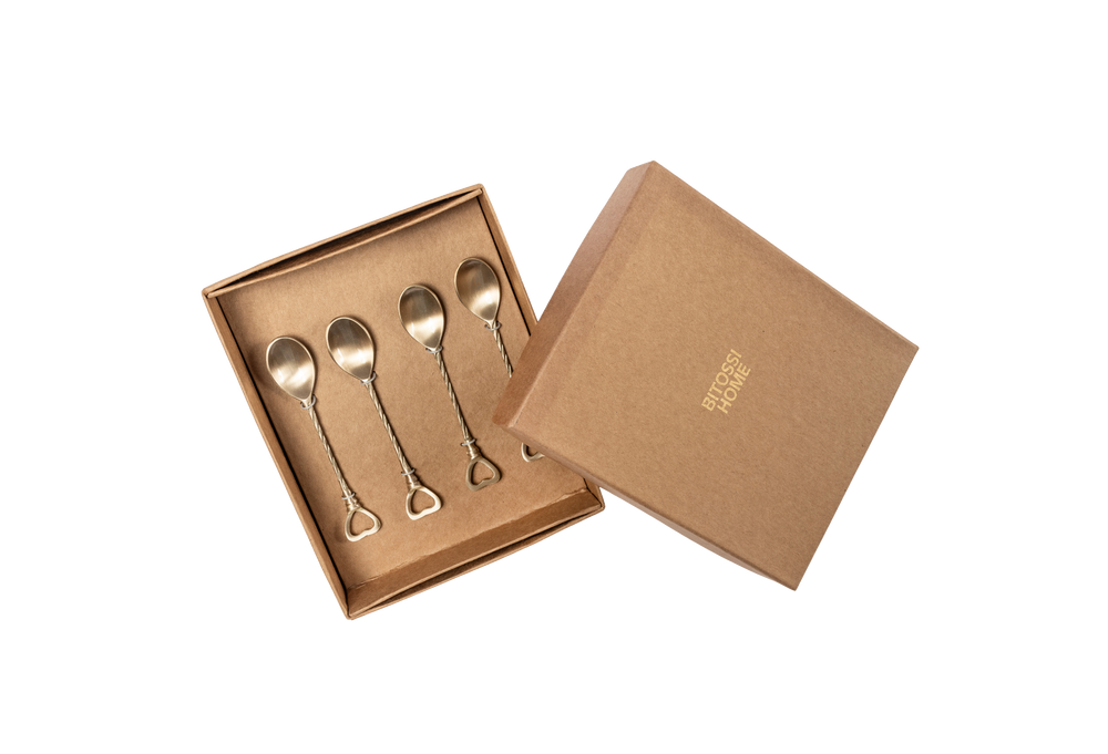Heart Coffee Spoons Set of 4