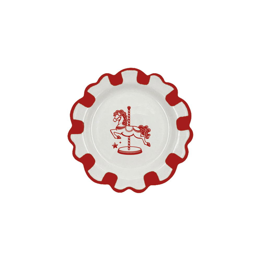 Carrousel Dessert Plate