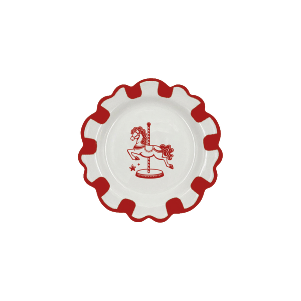 Carrousel Dessert Plate