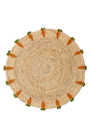 Individual Tejido Zanahoria