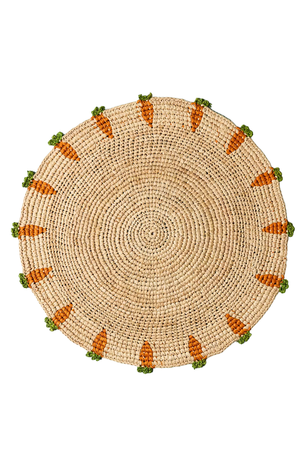 Individual Tejido Zanahoria