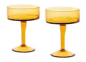Hammered Coupe Cocktail Set of 2