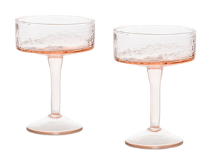 Hammered Coupe Cocktail Set of 2