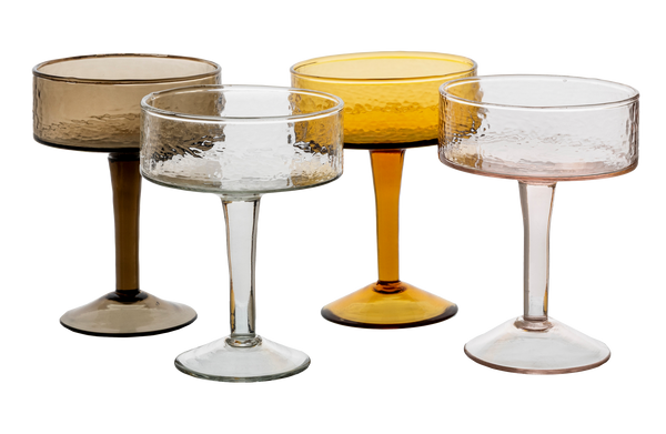 Hammered Coupe Cocktail Set of 2