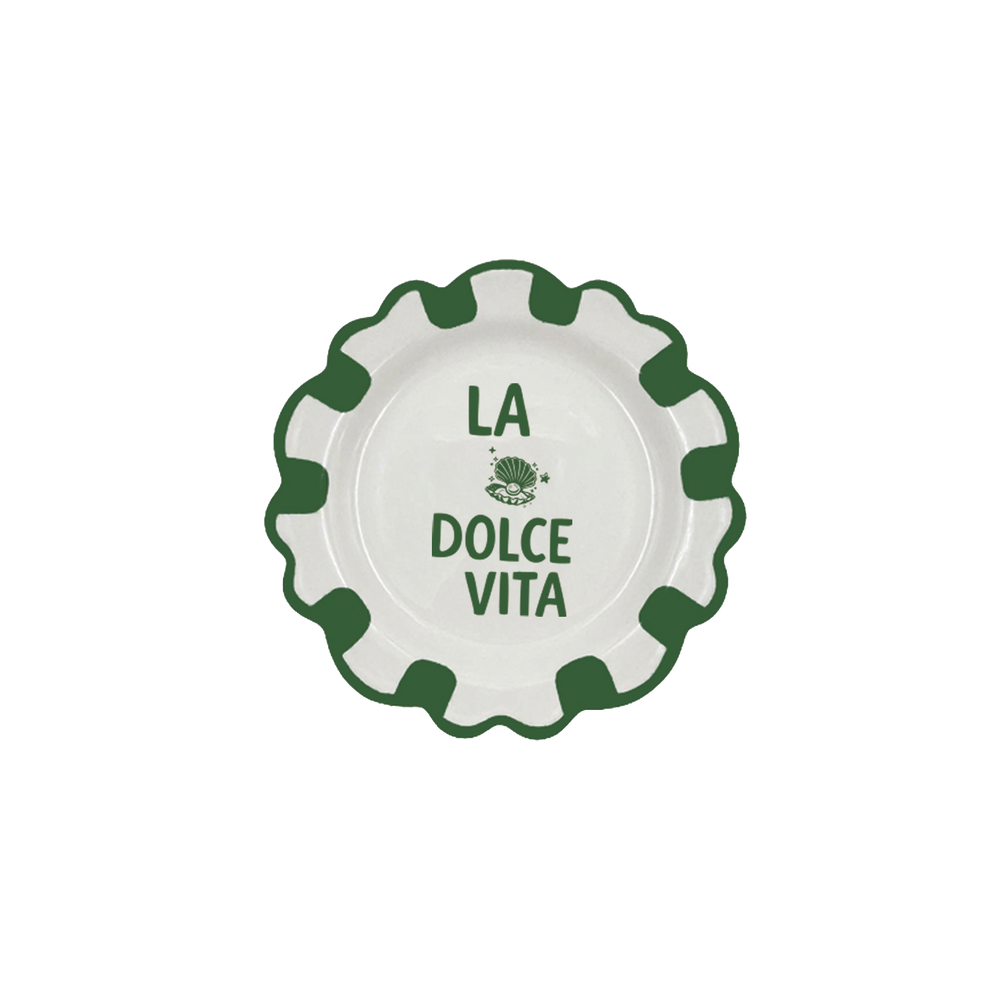 Dolce Vita Shell Dessert Plate