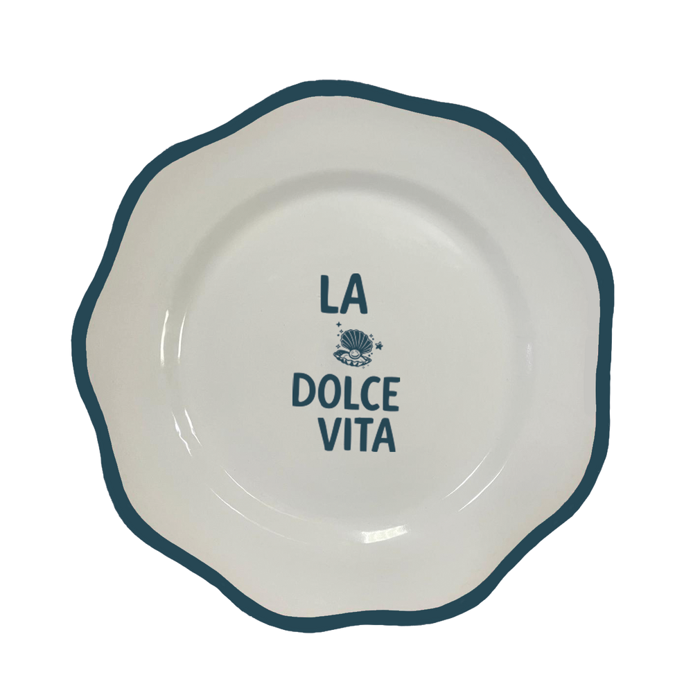 Dolce Vita Shell Dinner Plate