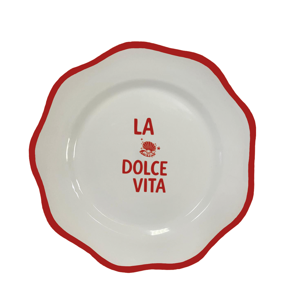 Dolce Vita Shell Dinner Plate