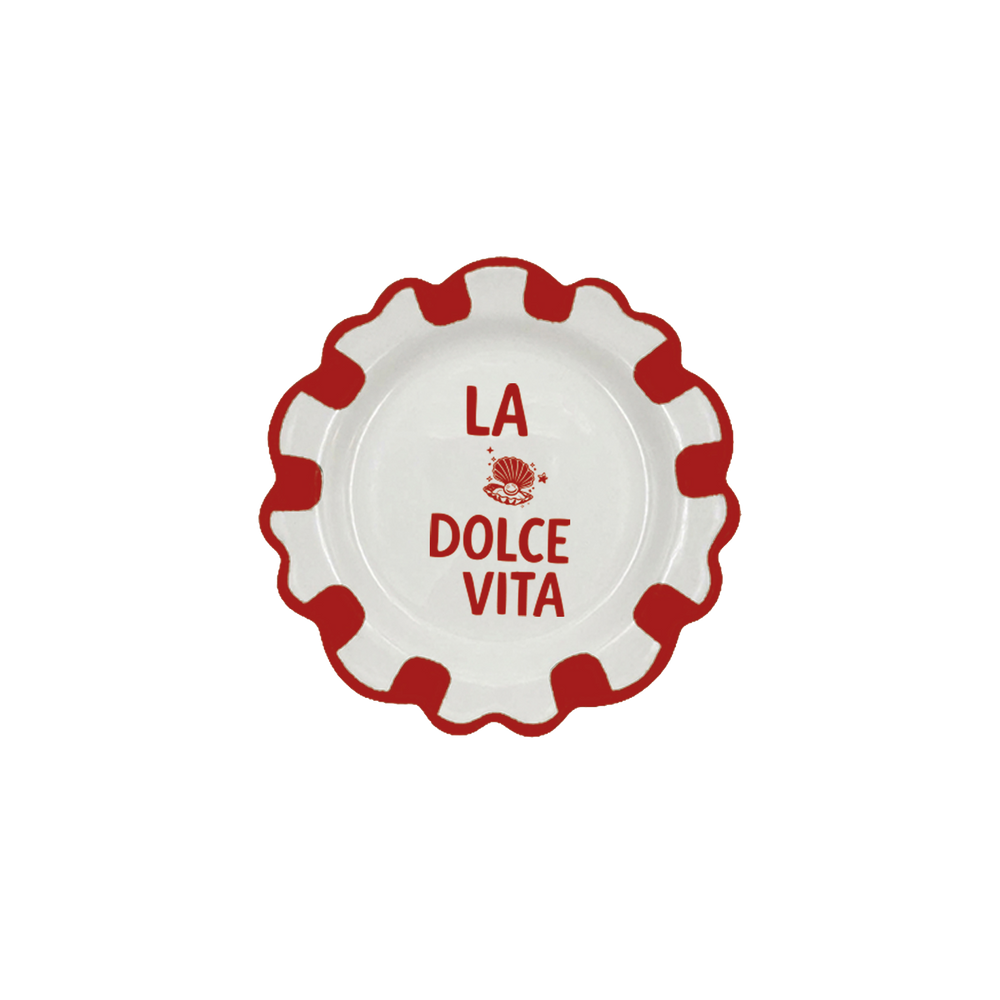 Dolce Vita Shell Dessert Plate
