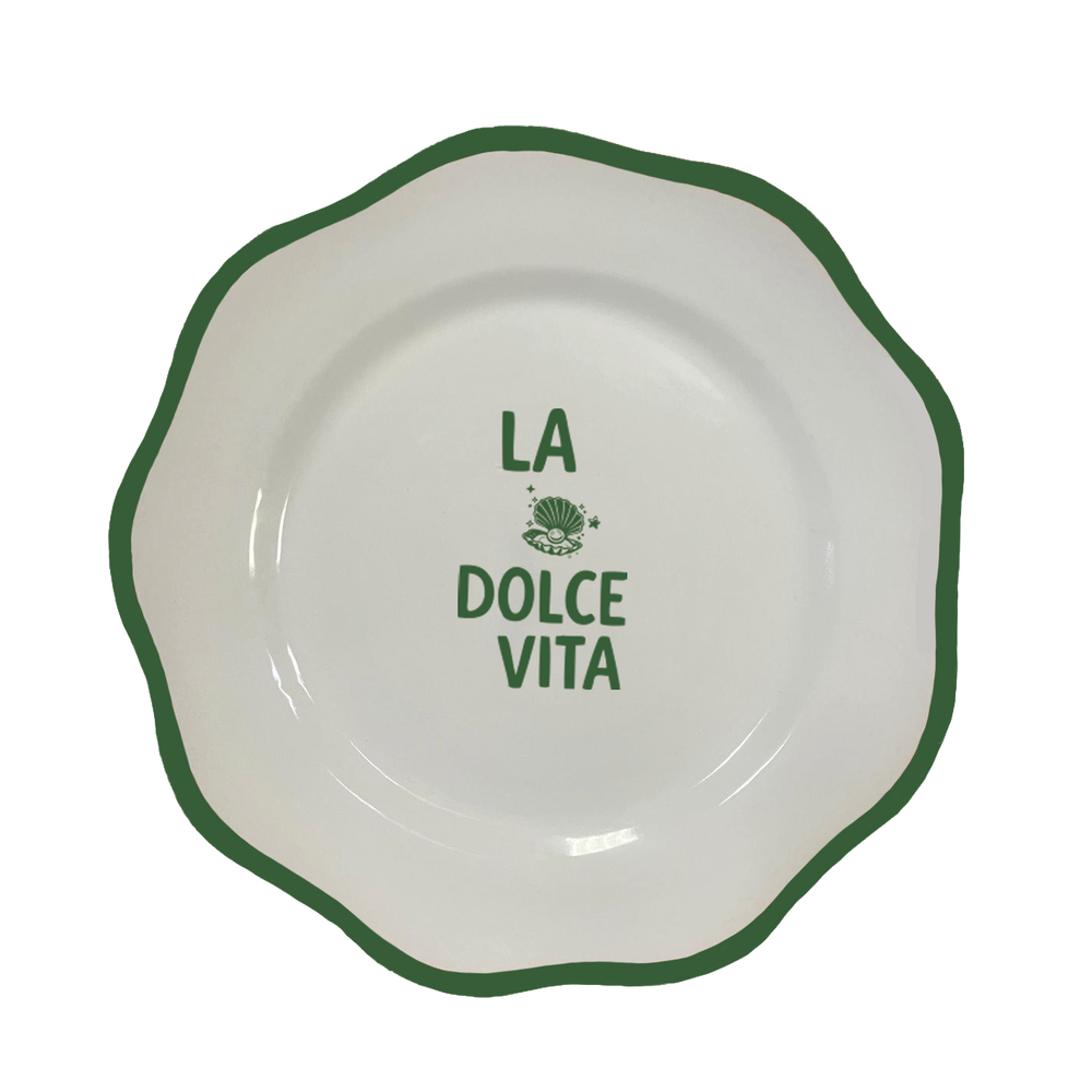 Dolce Vita Shell Dinner Plate
