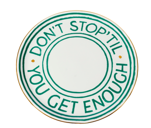 Don't Stop Pizza Plate