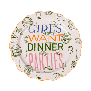 Girls Want Dinner Plate
