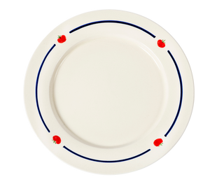 Handmade Porcelain Tomato Plate Set of 2