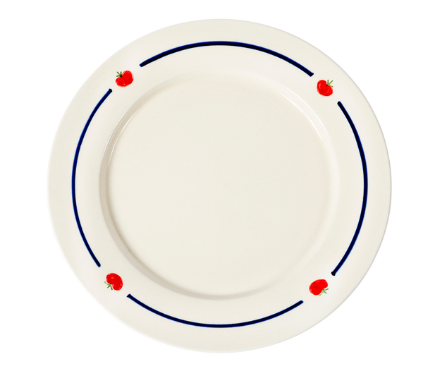 Handmade Porcelain Tomato Plate Set of 2