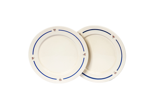 Handmade Porcelain Wine Plate Set of 2