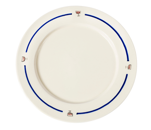 Handmade Porcelain Wine Plate Set of 2