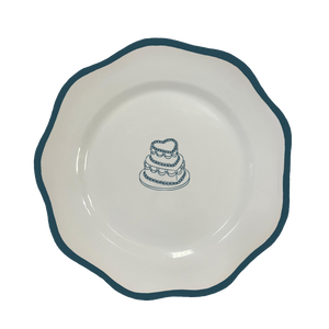Heart Cake Dinner Plate