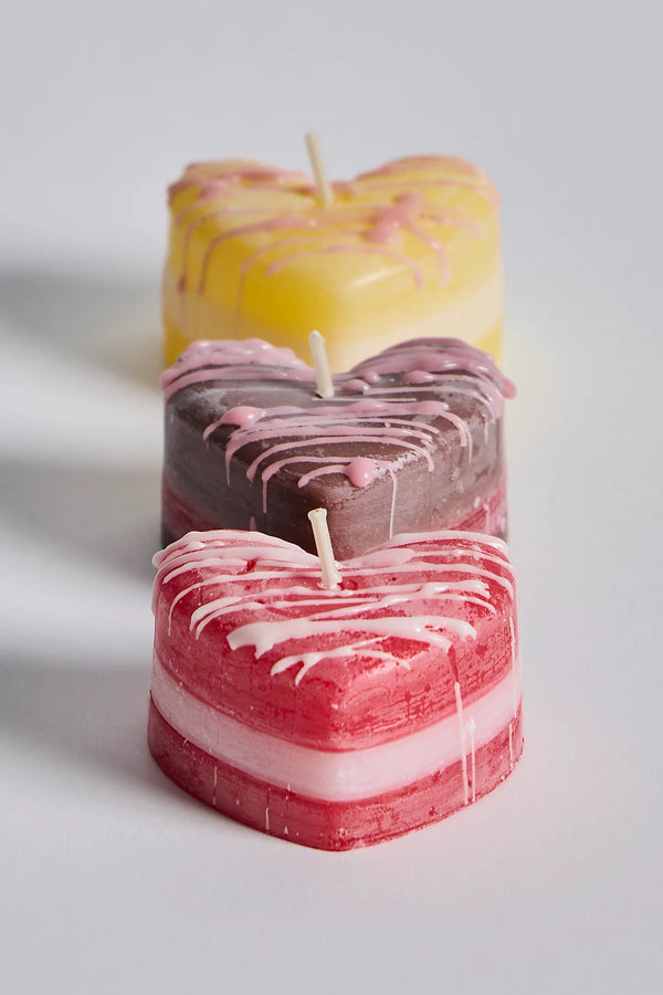 Heart Cookie Candles