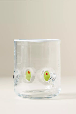 Olives Lowball Glass