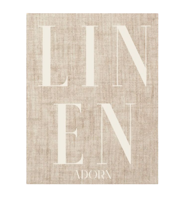 Linen Adorn Coffee Table Book